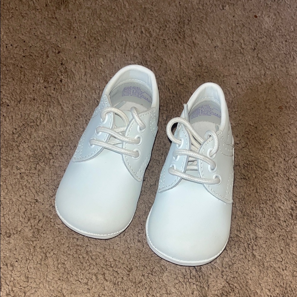 Angel Dear White Kids Dress Shoes